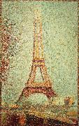 Georges Seurat Iron tower oil painting artist